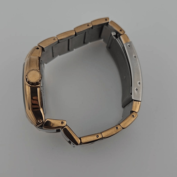 Fossil Dress Collection FS4419 Rose Gold Two Tone Watch New Battery - Picture 6 of 8